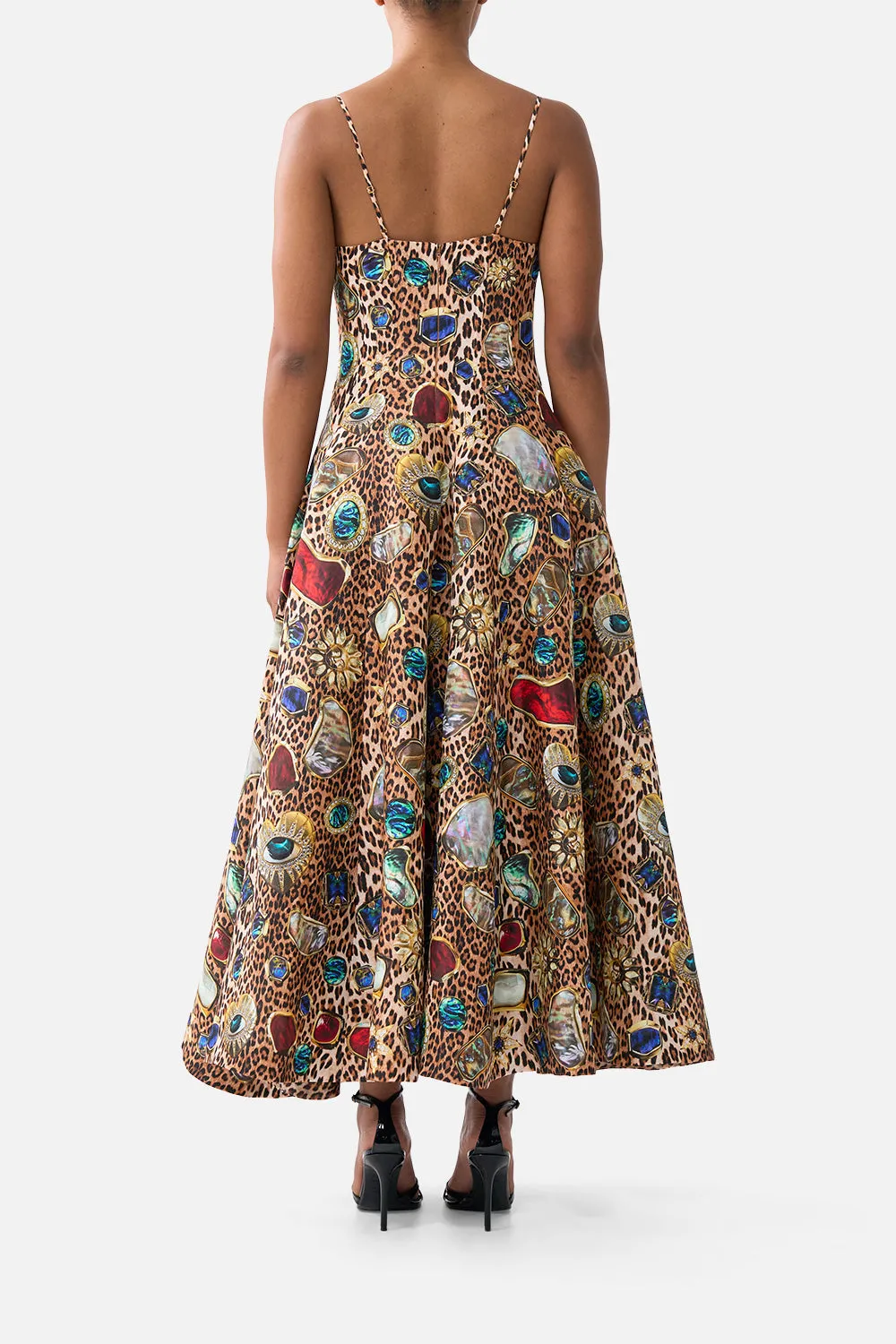 CORSET DRESS WITH LONG FLARED SKIRT NAZAR NIRVANA sold by Camilla product image thumbnail 2