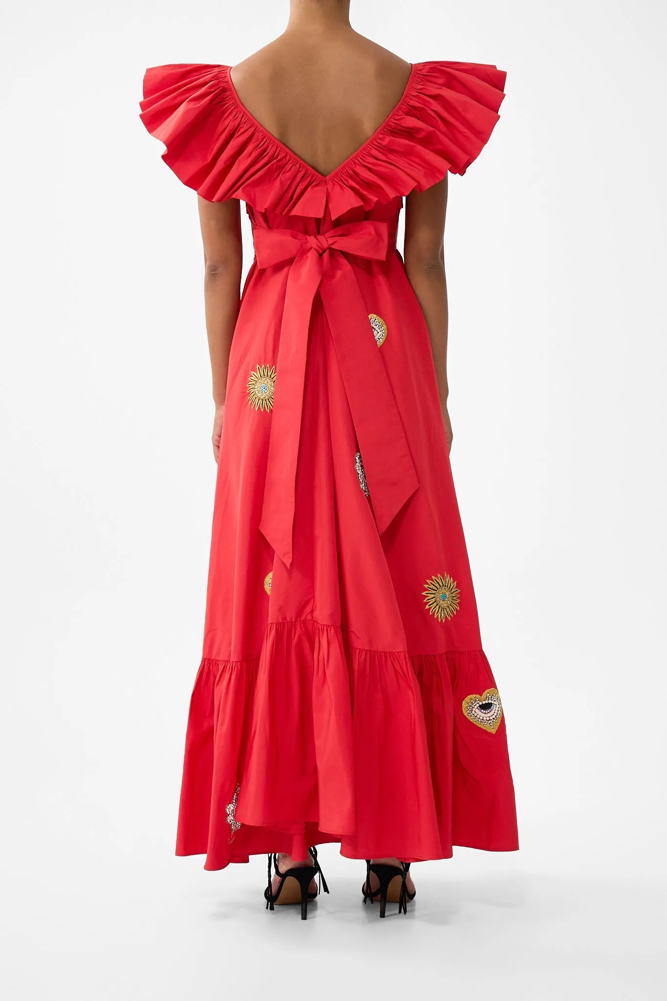 FRILL NECK DRESS WITH HARDWARE NAZAR NIRVANA sold by Camilla product image thumbnail 2