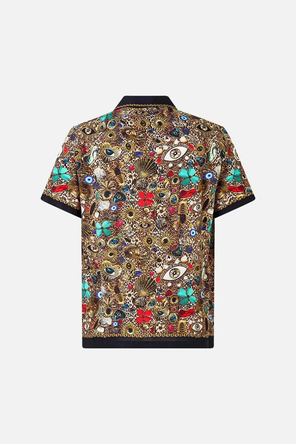 SHORT SLEEVE CAMP COLLARED SHIRT NAZAR NIRVANA sold by Camilla product image thumbnail 2