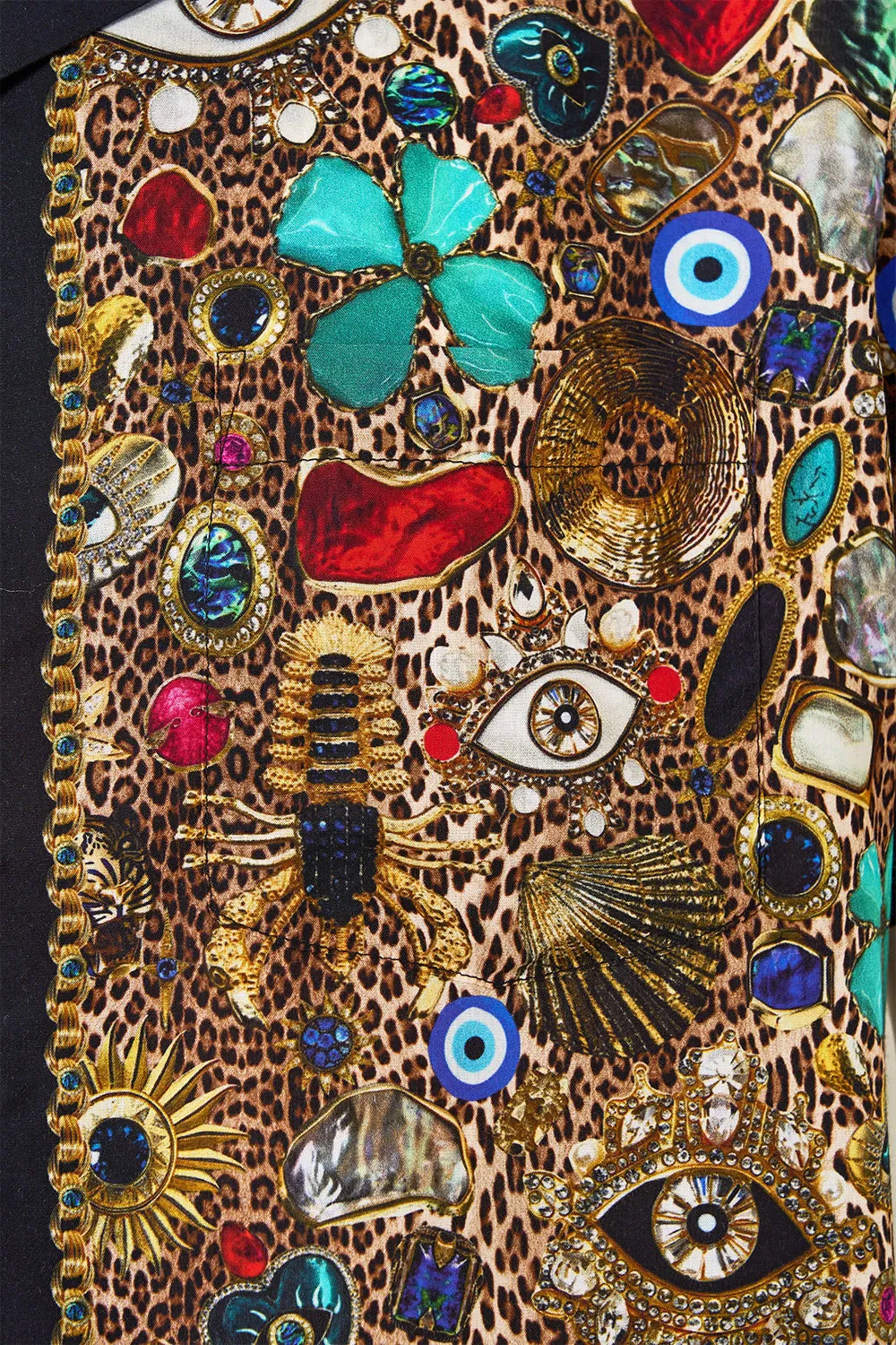 SHORT SLEEVE CAMP COLLARED SHIRT NAZAR NIRVANA sold by Camilla product image thumbnail 3