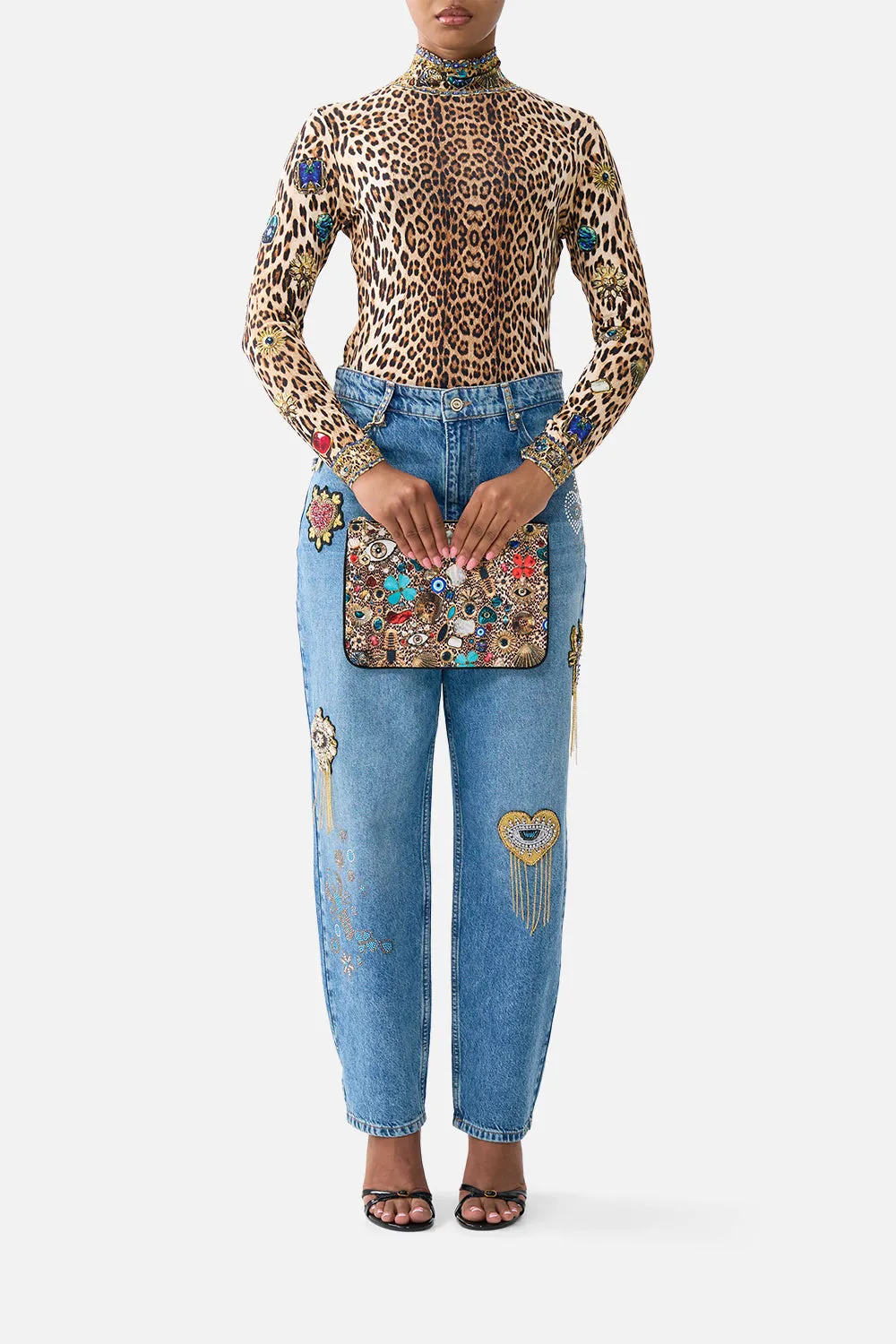 SMALL CANVAS CLUTCH NAZAR NIRVANA sold by Camilla product image thumbnail 4