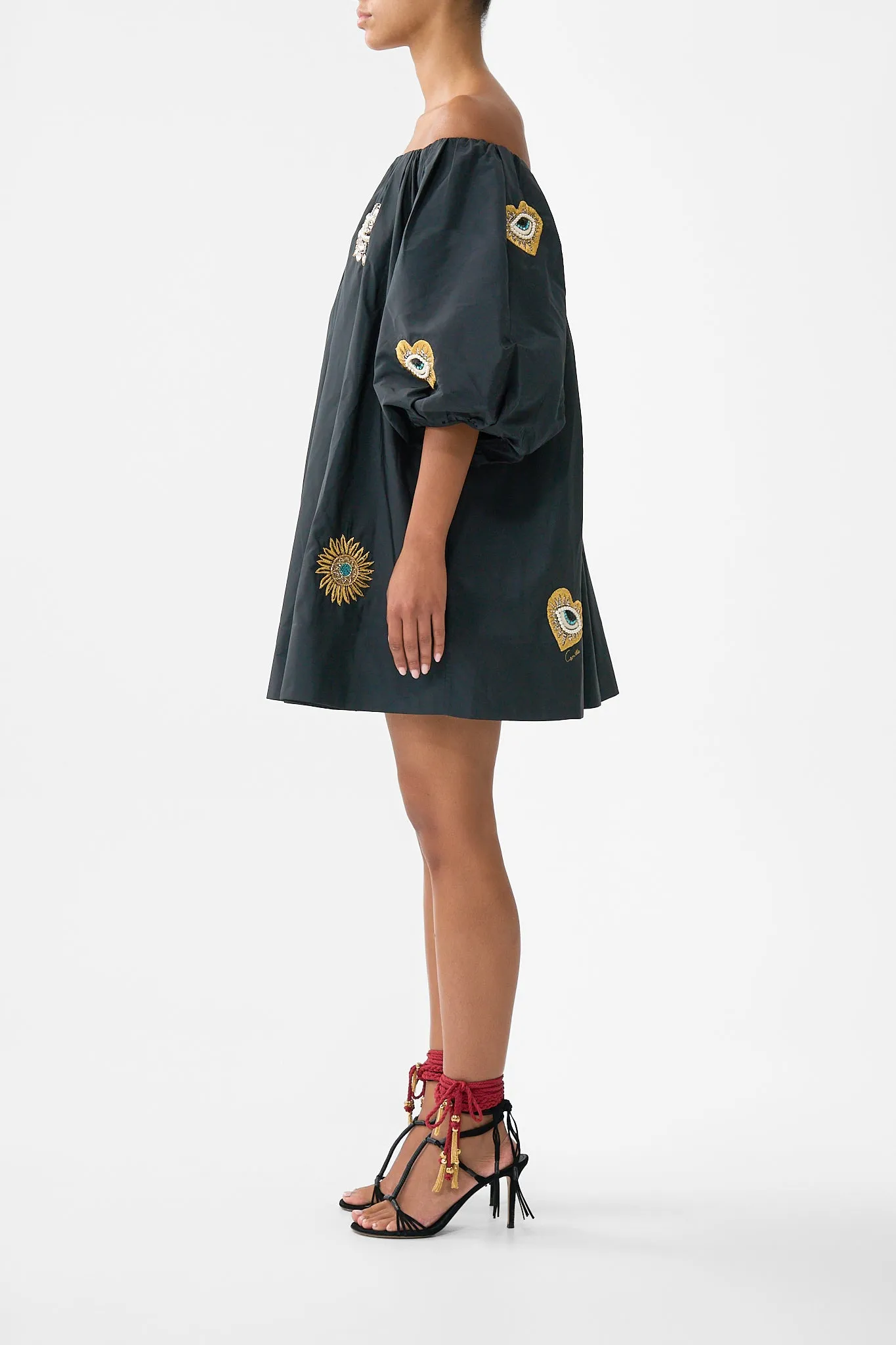 OFF SHOULDER PUFF DRESS AMULETS AND ALCHEMY sold by Camilla product image thumbnail 3