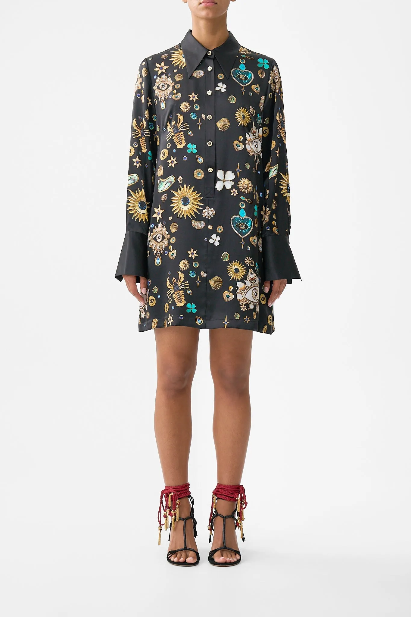 MINI SHIRT DRESS AMULETS AND ALCHEMY sold by Camilla