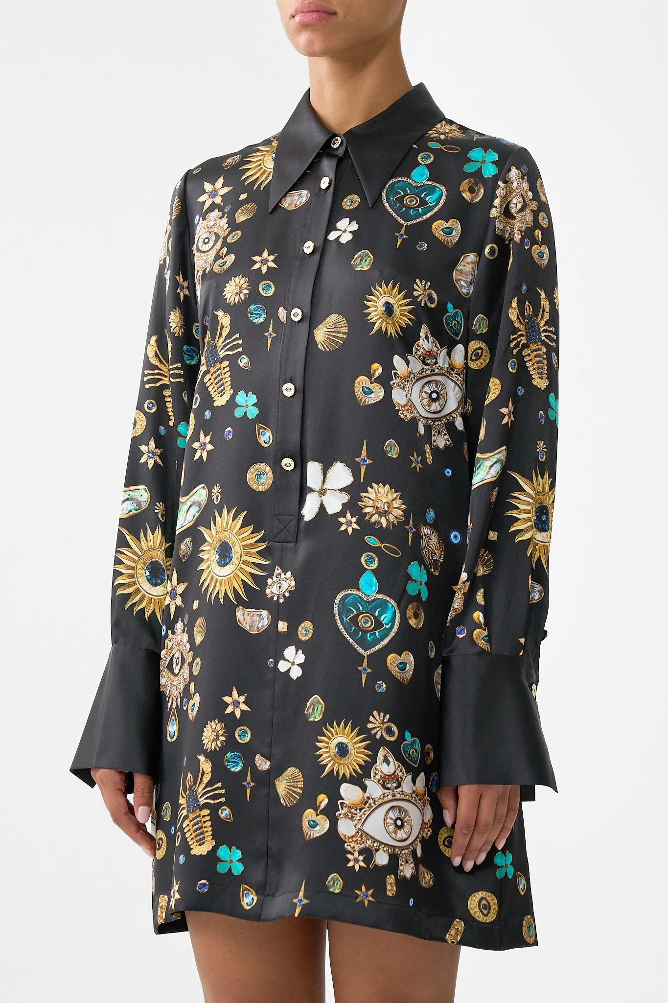 MINI SHIRT DRESS AMULETS AND ALCHEMY sold by Camilla product image thumbnail 4