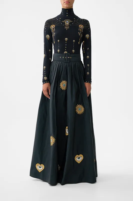 JERSEY TURTLENECK AMULETS AND ALCHEMY made by Camilla