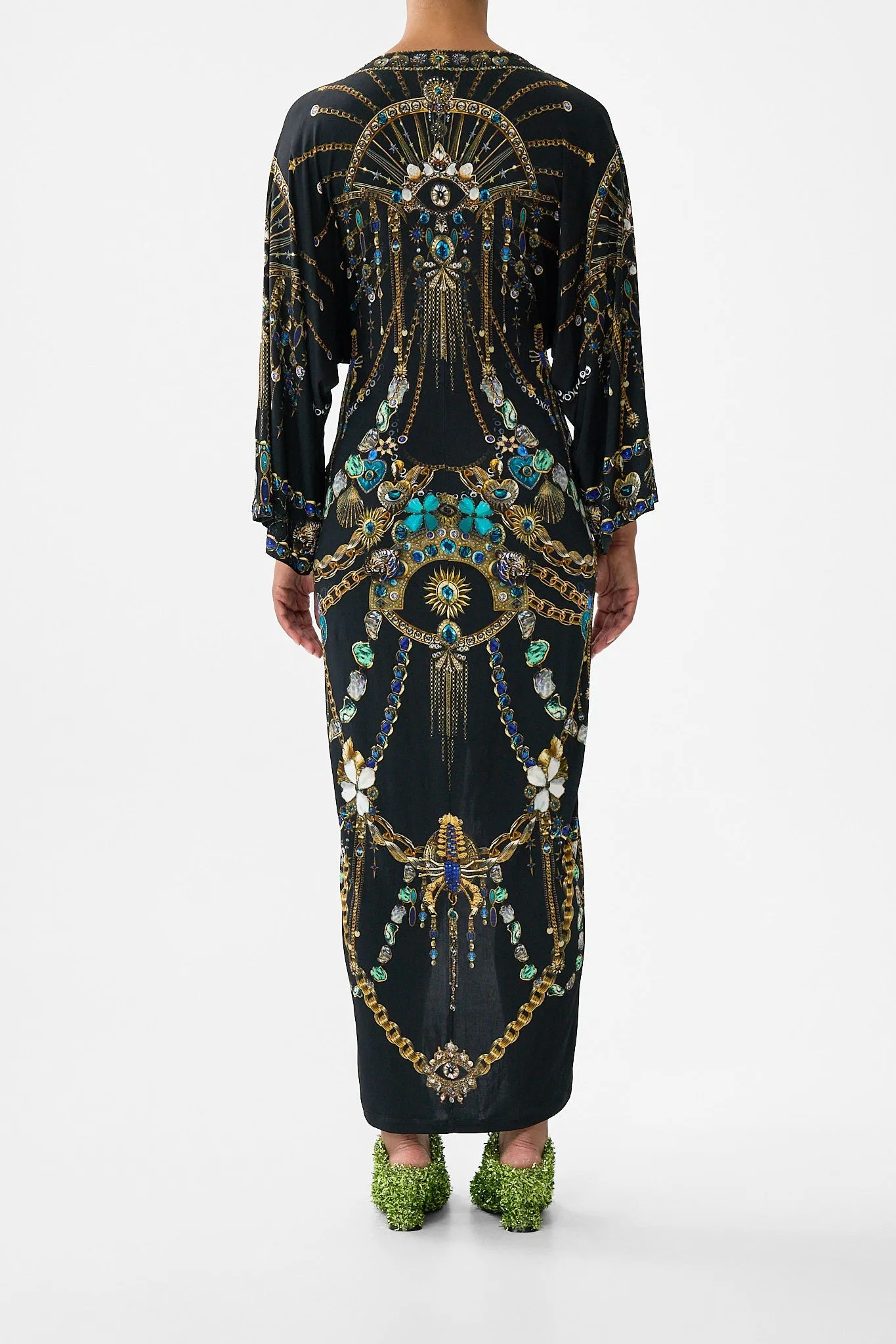 LONG SPLIT FRONT TWIST DRESS AMULETS AND ALCHEMY sold by Camilla product image thumbnail 2