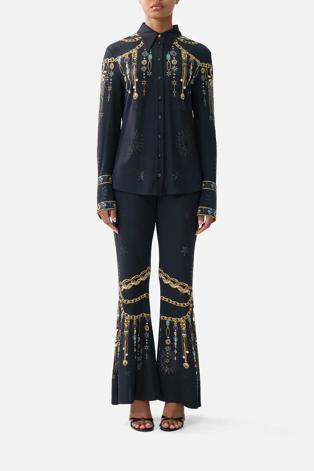 FITTED JERSEY SHIRT AMULETS AND ALCHEMY sold by Camilla