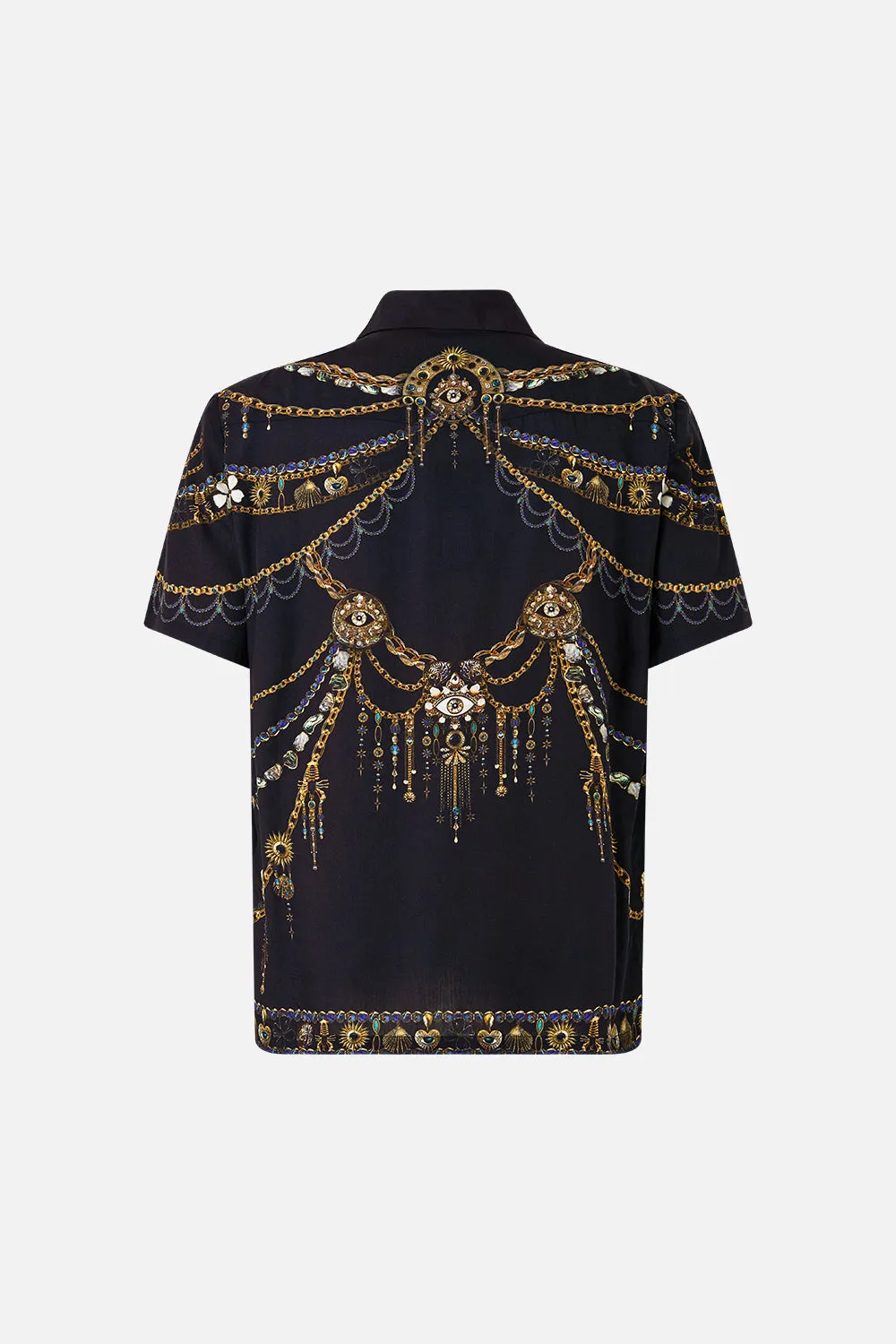 SHORT SLEEVE CAMP COLLARED SHIRT AMULETS AND ALCHEMY sold by Camilla product image thumbnail 2