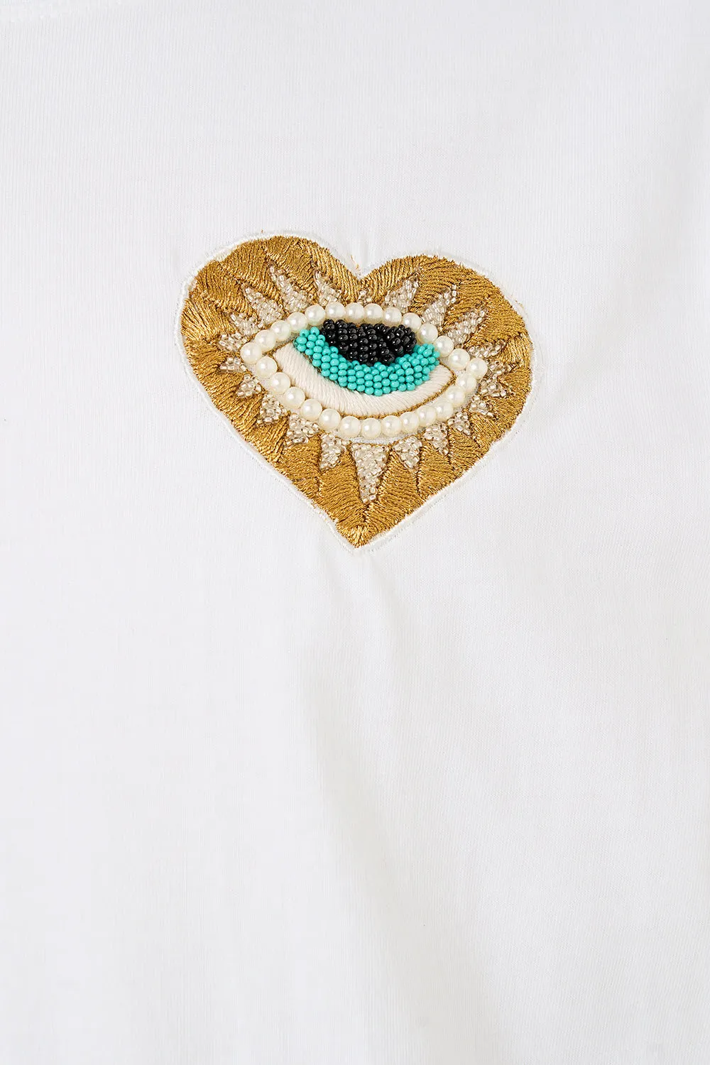 RELAXED HEAVYWEIGHT CREW NECK TEE AMULETS AND ALCHEMY sold by Camilla product image thumbnail 3