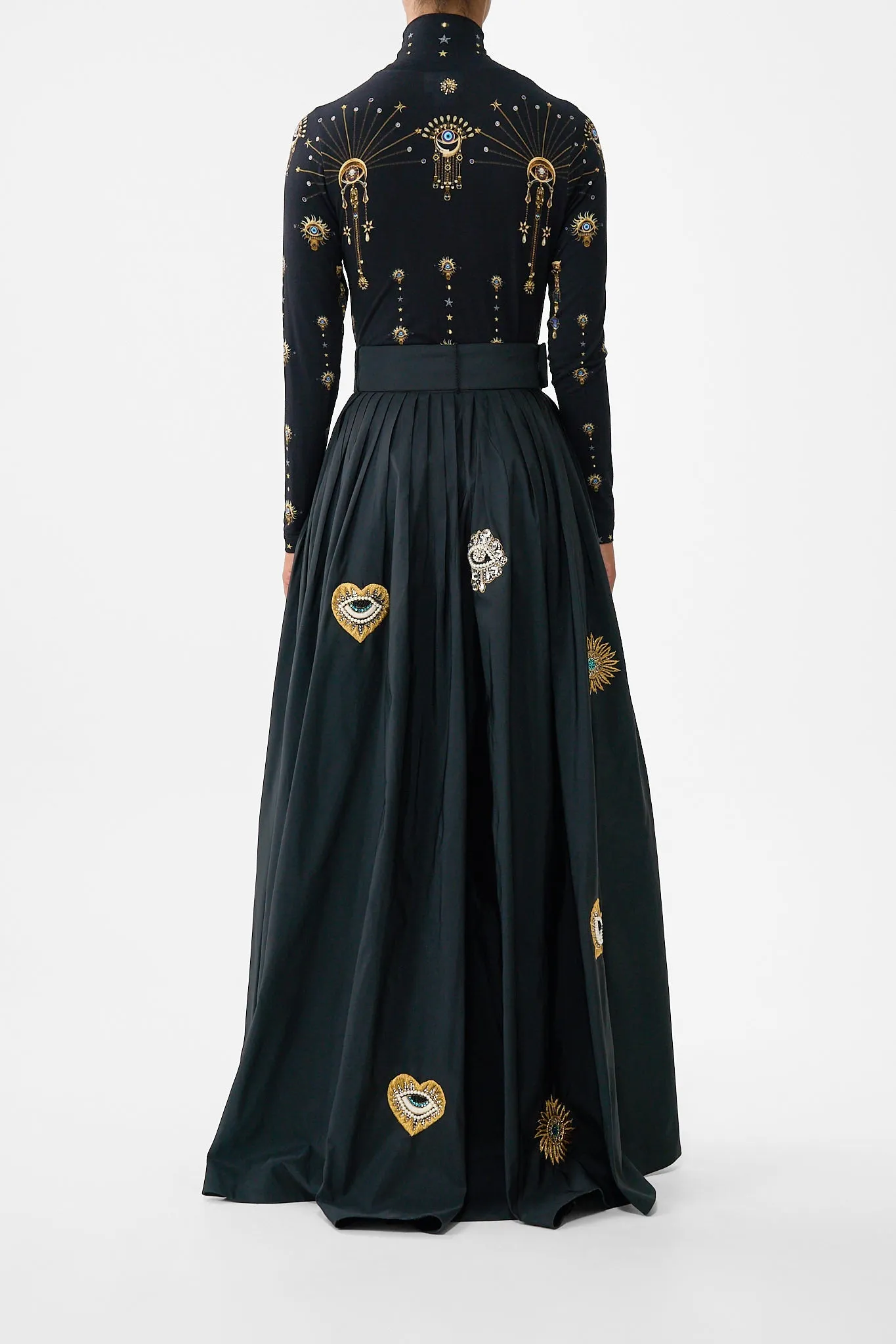 BELTED TAFFETA MAXI SKIRT AMULETS AND ALCHEMY sold by Camilla product image thumbnail 2