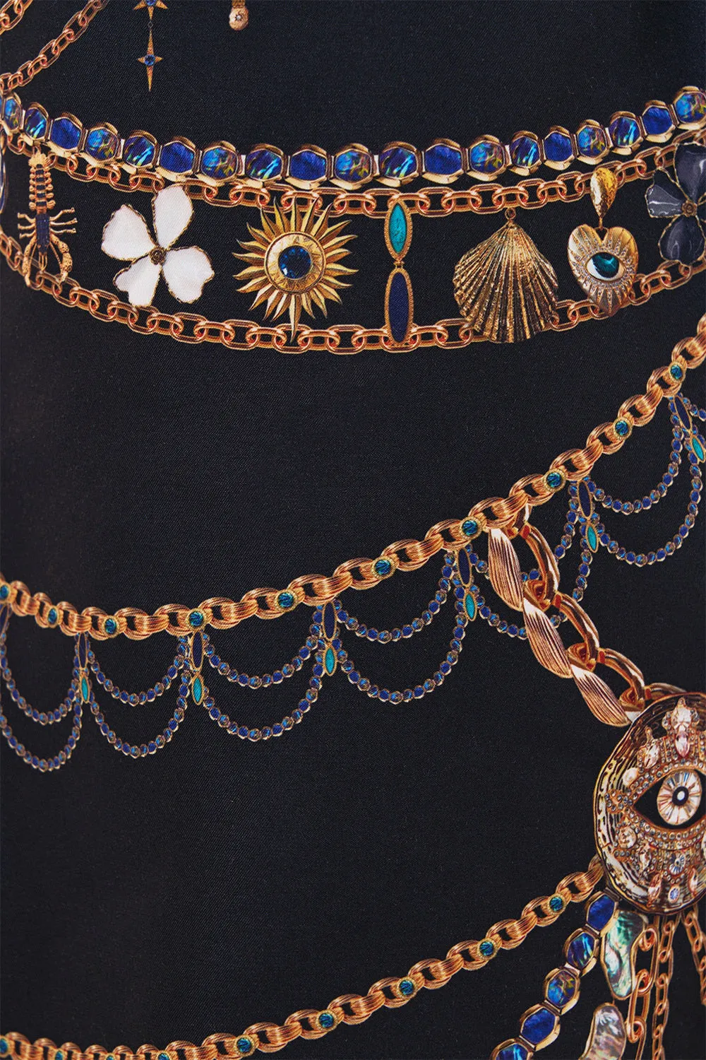 MID LENGTH BOARDSHORT WITH ELASTIC WAIST AMULETS AND ALCHEMY sold by Camilla product image thumbnail 3