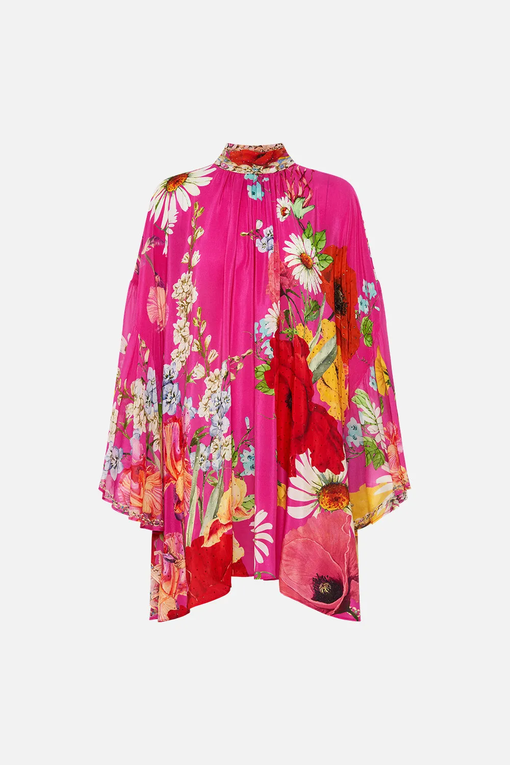 HIGH NECK RUFFLE SWING DRESS RAINBOW BODY sold by Camilla product image thumbnail 3