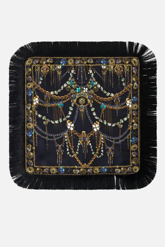 SMALL SQUARE CUSHION AMULETS AND ALCHEMY sold by Camilla