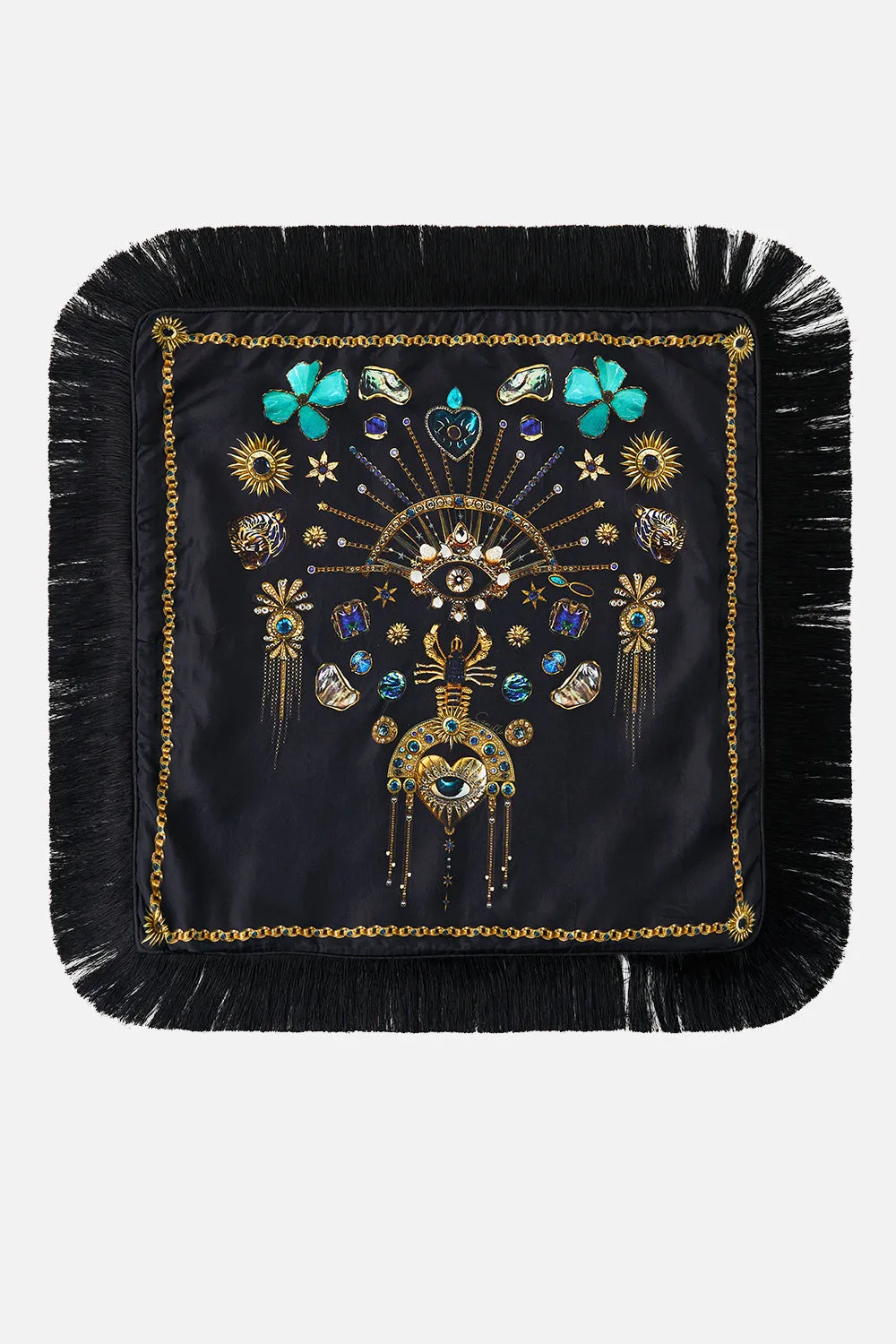 SMALL SQUARE CUSHION AMULETS AND ALCHEMY sold by Camilla product image thumbnail 2