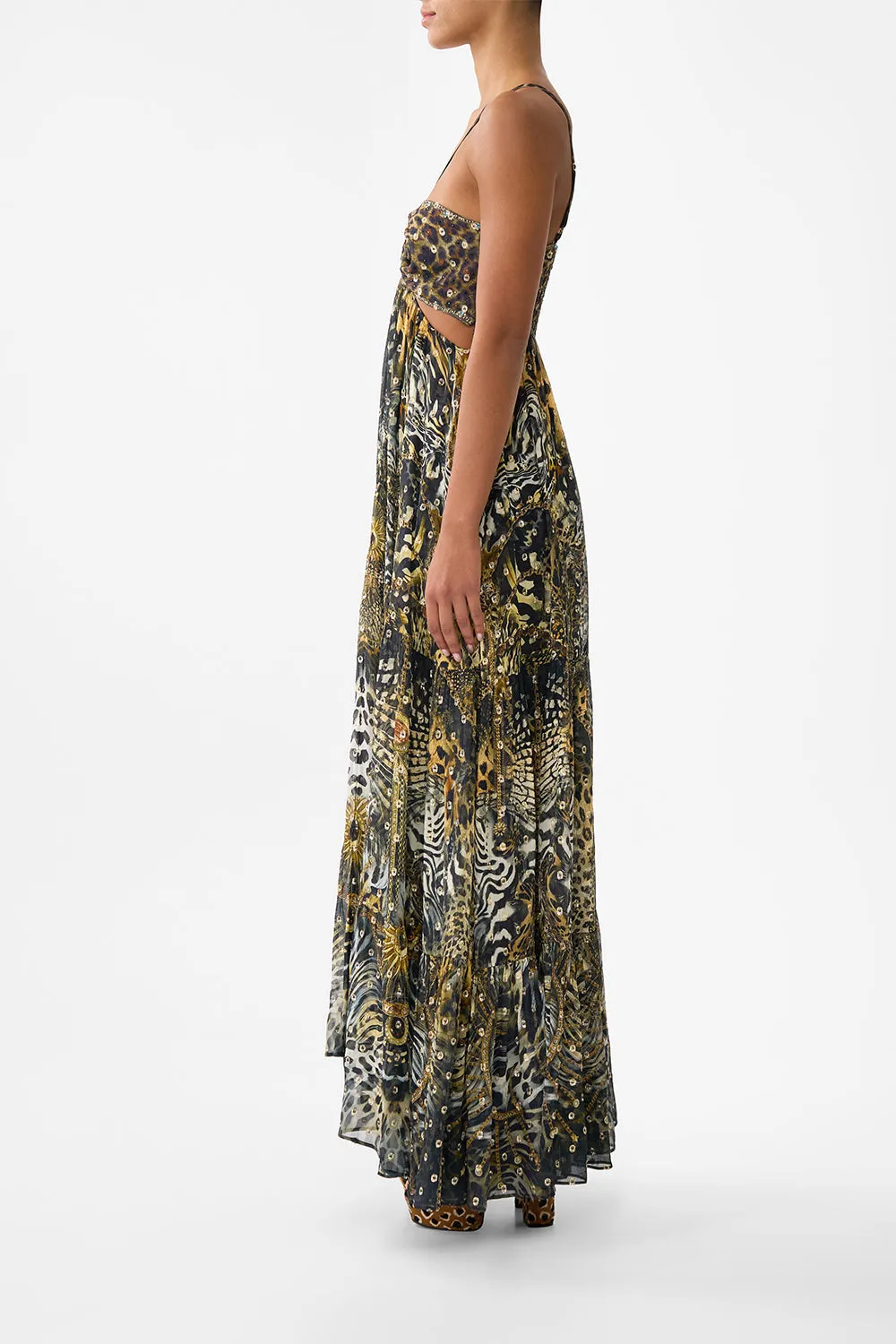 GATHERED CUT OUT DRESS FELINE FOLKLORE sold by Camilla product image thumbnail 4