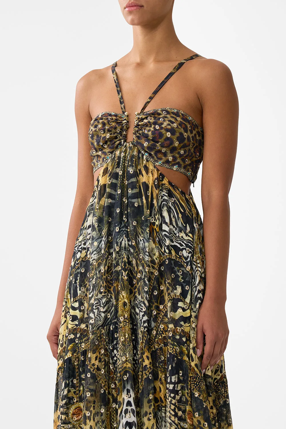 GATHERED CUT OUT DRESS FELINE FOLKLORE sold by Camilla product image thumbnail 5