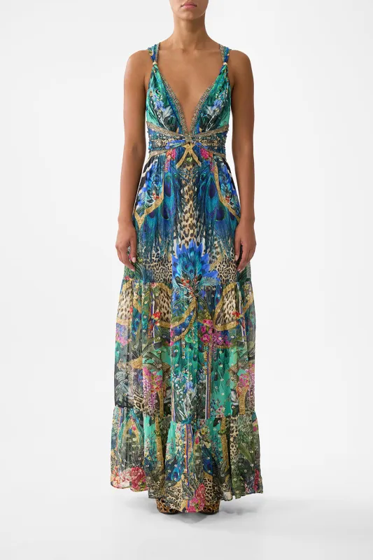 BEAD STRAP GATHERED PANEL DRESS ANIMAL ALCHEMY sold by Camilla