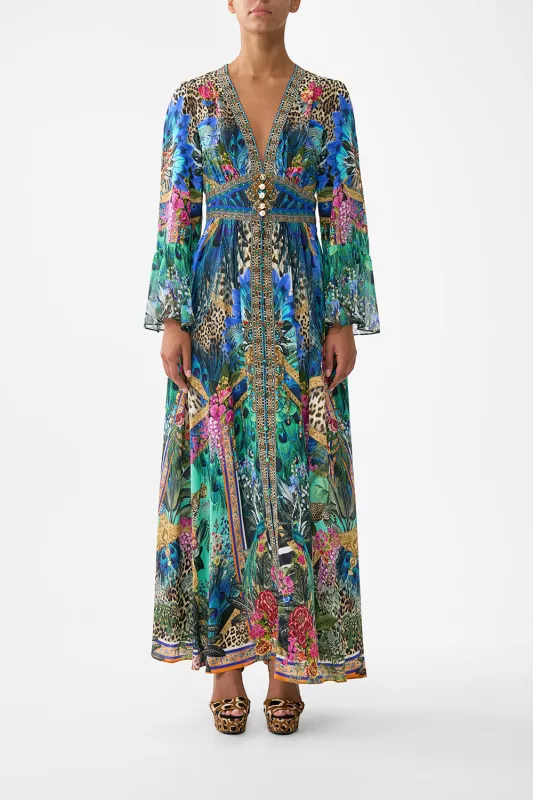 SHAPED WAISTBAND DRESS WITH RUFFLE SLEEVE ANIMAL ALCHEMY sold by Camilla