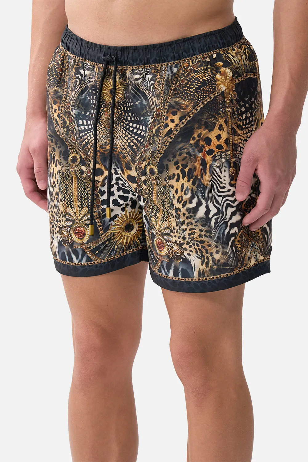MID LENGTH BOARDSHORT WITH ELASTIC WAIST FELINE FOLKLORE sold by Camilla product image thumbnail 5