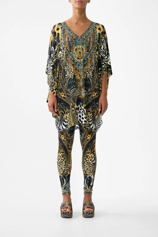 BAT SLEEVE DRESS FELINE FOLKLORE made by Camilla