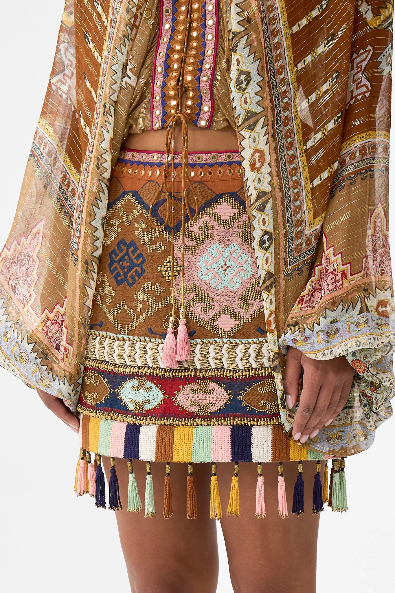 MINI SKIRT FABRIC OF TIME sold by Camilla product image thumbnail 4