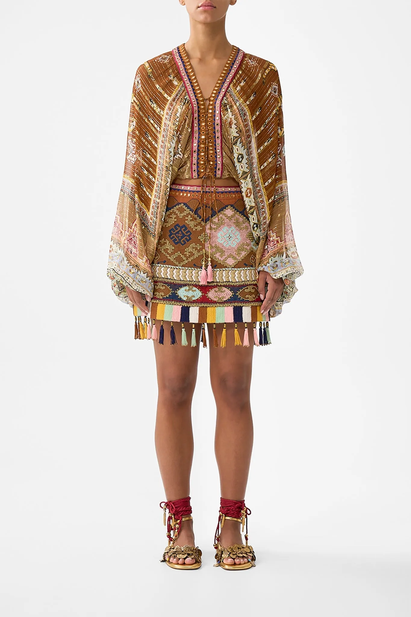 MINI SKIRT FABRIC OF TIME sold by Camilla