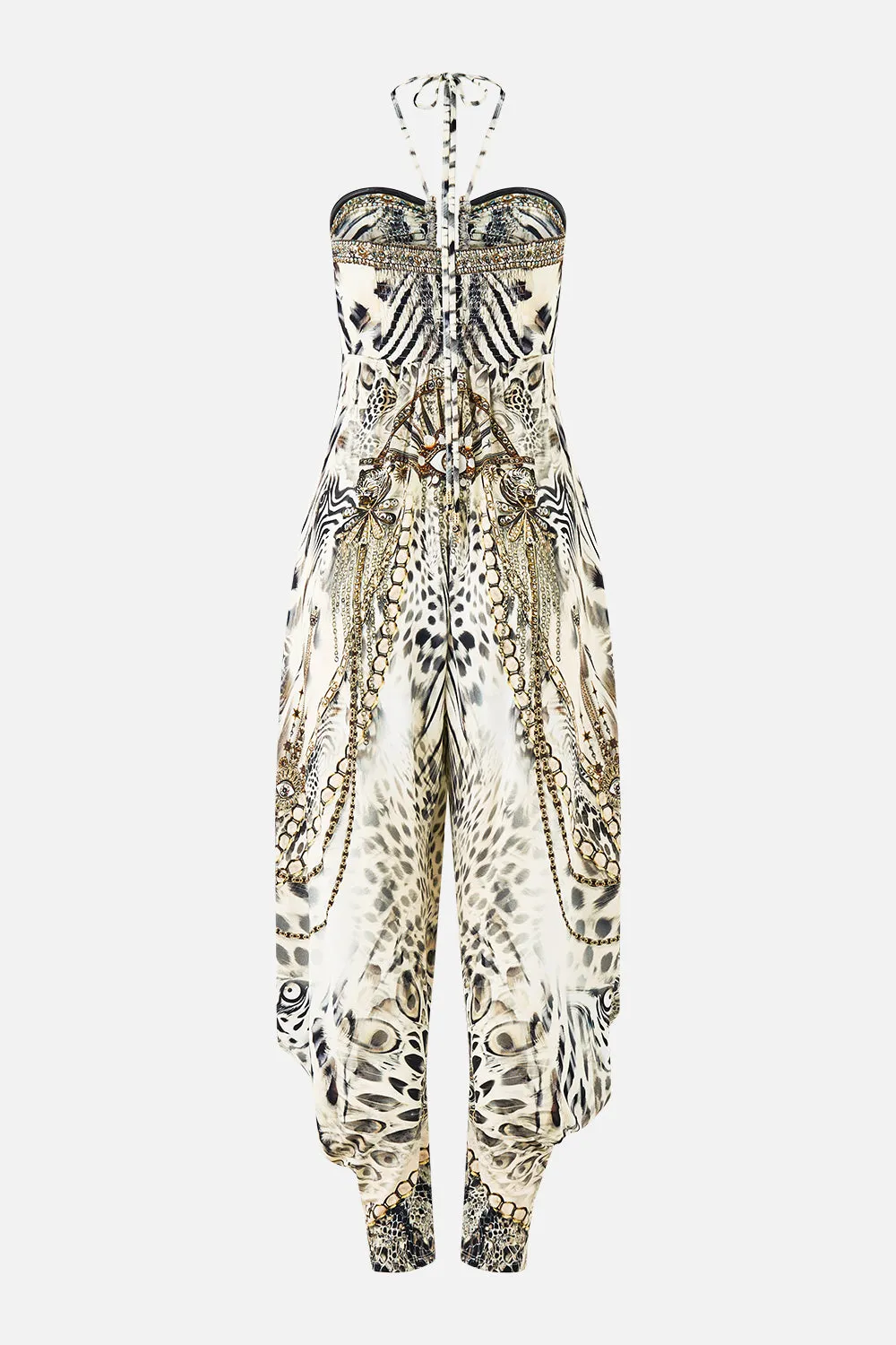 DRAPED PANT JUMPSUIT WITH HARDWARE LADY LIONHEART sold by Camilla product image thumbnail 2