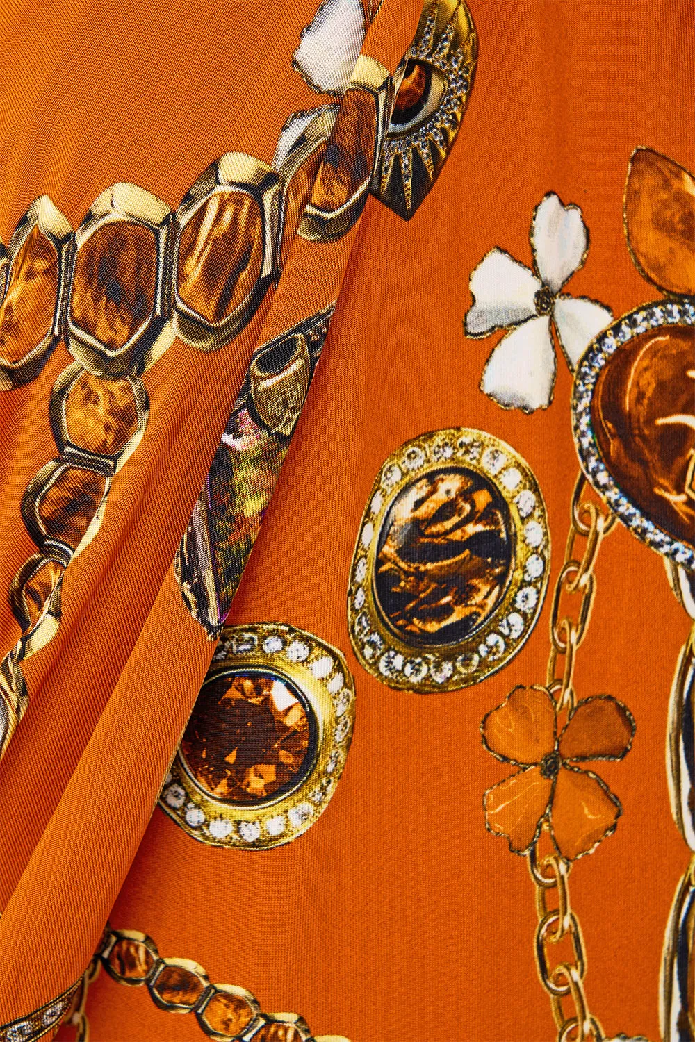 DRAPED SLEEVE DRESS WITH HARDWARE TALISMANS OF TURKIYE sold by Camilla product image thumbnail 3