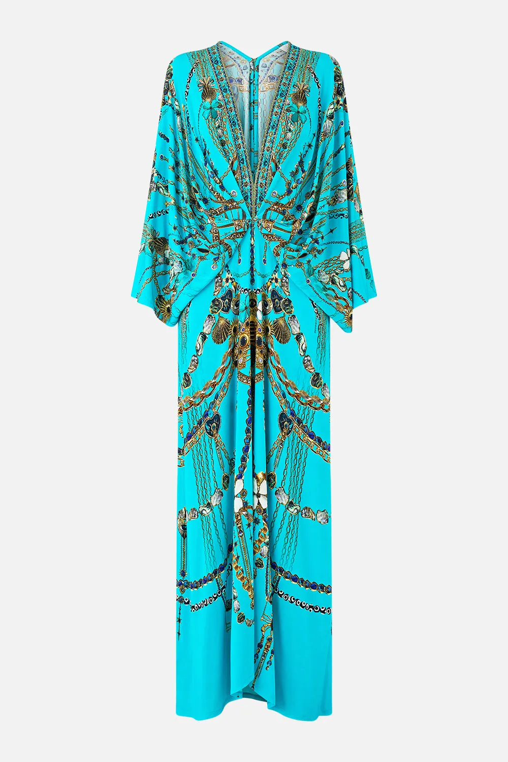 TUCK FRONT JERSEY DRESS TOTEMS AND TREASURES sold by Camilla