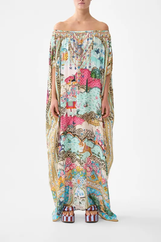 OFF SHOULDER KAFTAN MINIATURE MOMENTS sold by Camilla