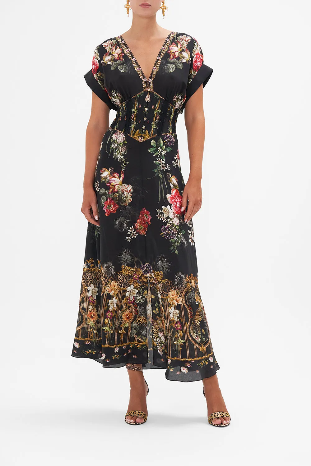 CORSET DETAIL DRESS A NIGHT AT THE OPERA sold by Camilla