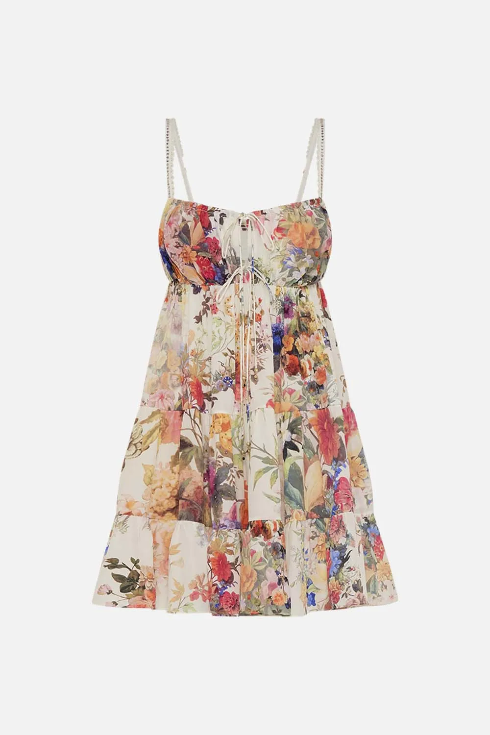 GATHERED BUST TIERED MINI DRESS FRIENDS WITH FRESCOS sold by Camilla product image thumbnail 3