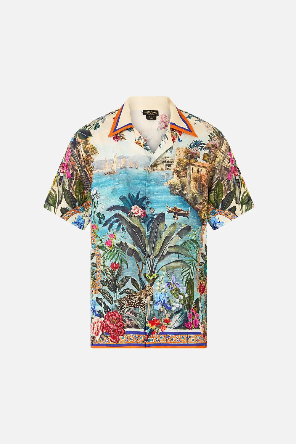 SHORT SLEEVE CABANA SHIRT BODRUM BOTANICALS sold by Camilla
