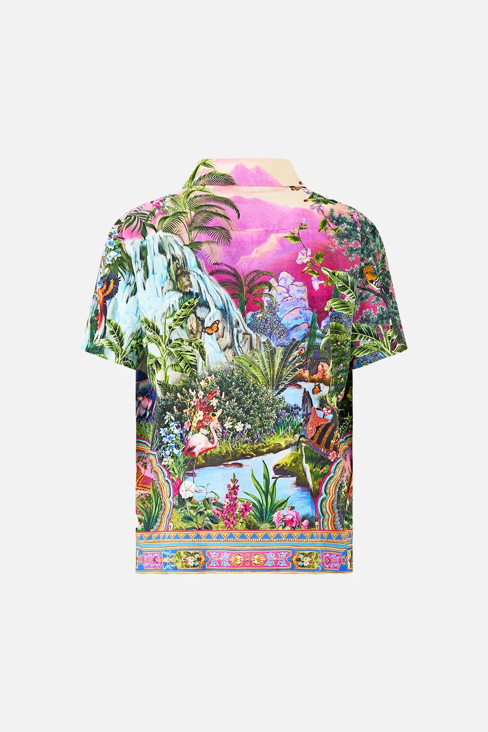 SHORT SLEEVE CAMP COLLARED SHIRT TURKISH DELIGHT sold by Camilla product image thumbnail 2