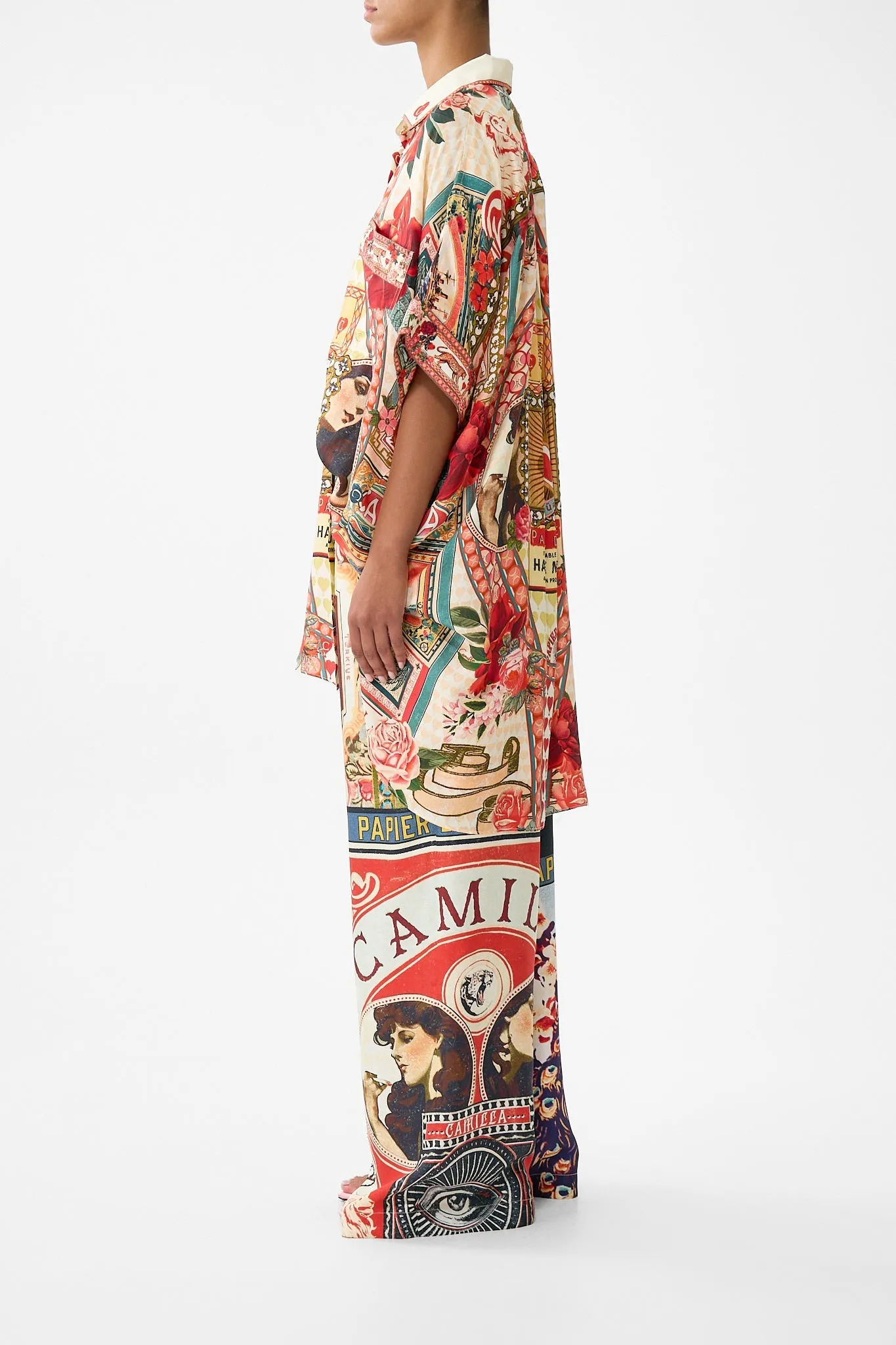 BUTTON FRONT LOUNGE PANT HIGH CLASS HOOKAH sold by Camilla product image thumbnail 4