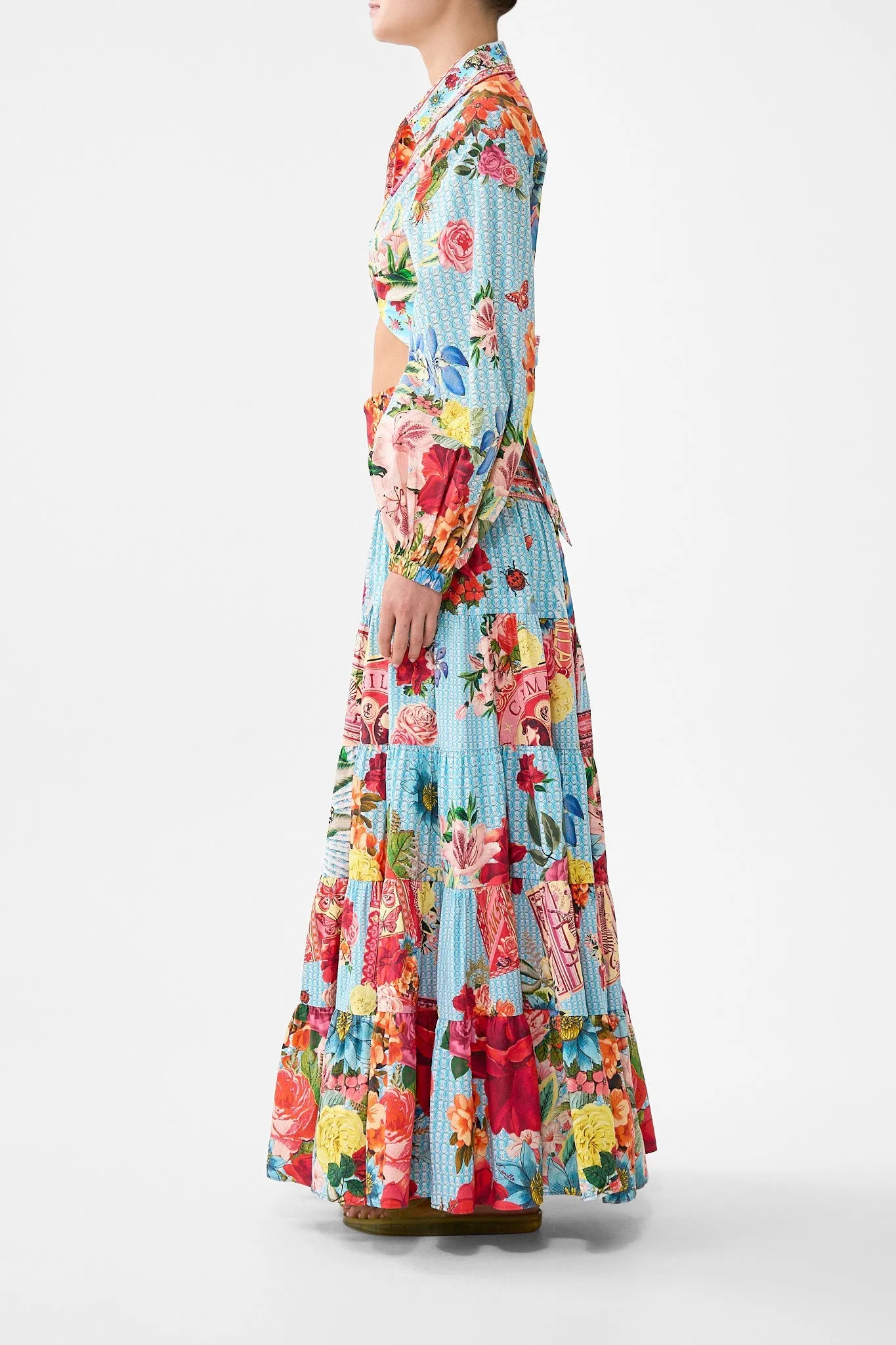 CROPPED WRAP SHIRT PAPERS AND CURIOUS CAPERS sold by Camilla product image thumbnail 4