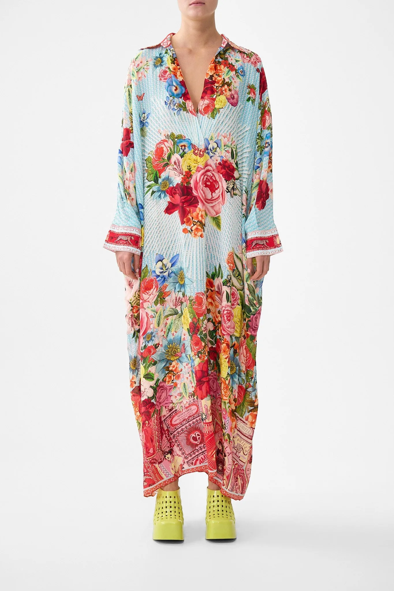 WING COLLAR KAFTAN PAPERS AND CURIOUS CAPERS sold by Camilla