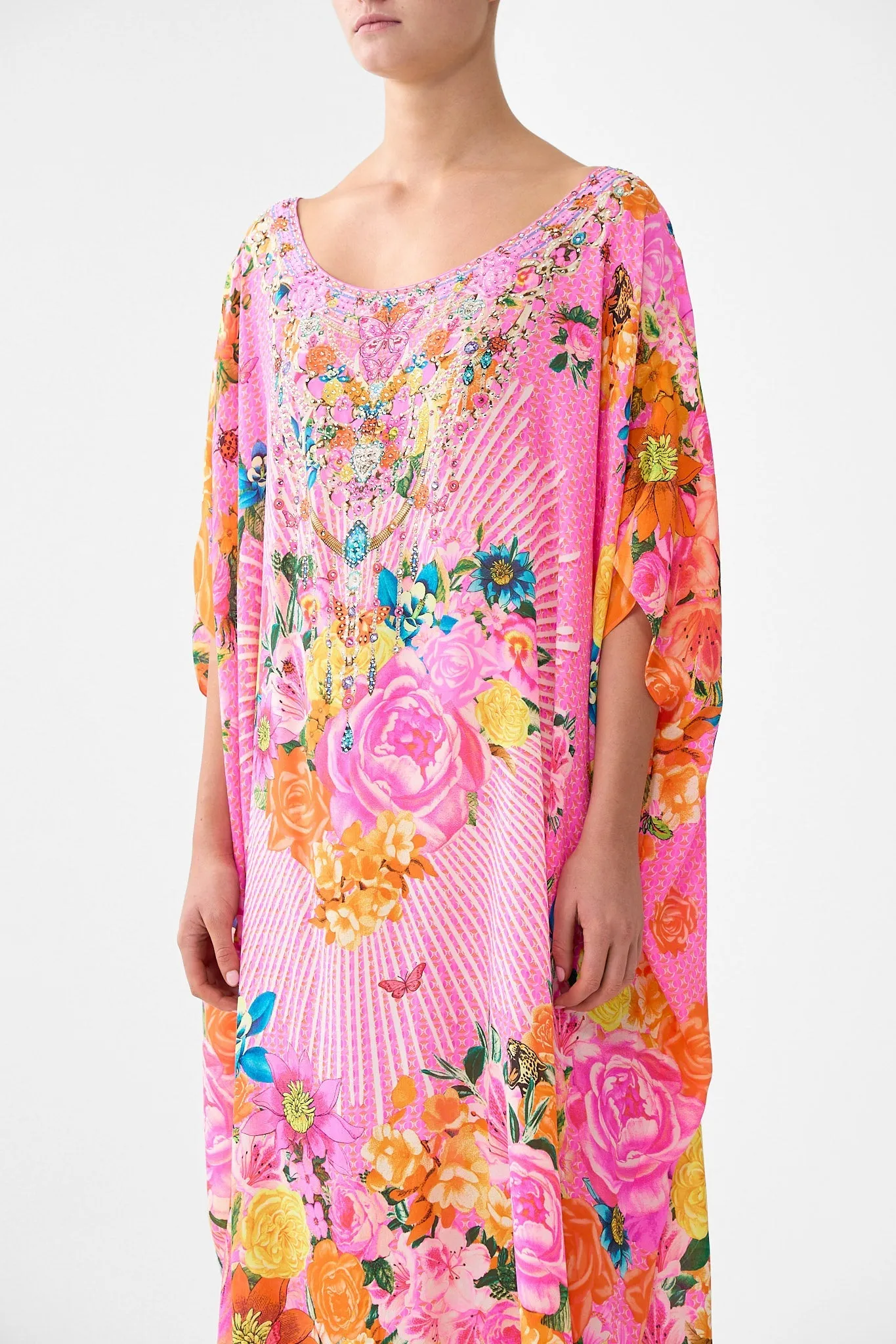ROUND NECK KAFTAN ILLUSTRATION NATION sold by Camilla product image thumbnail 4