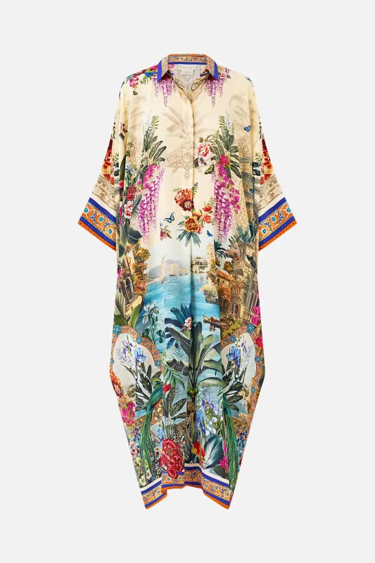 BATWING KAFTAN BODRUM BOTANICALS sold by Camilla