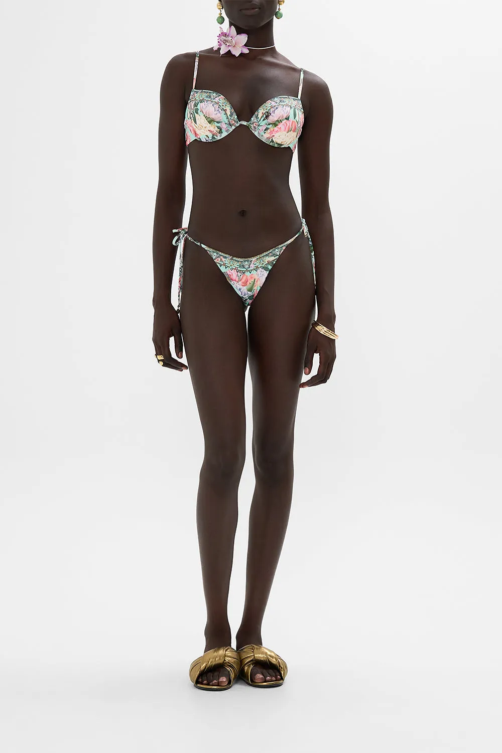 SIDE TIE SKIMPY PANT PETAL PROMISE LAND sold by Camilla