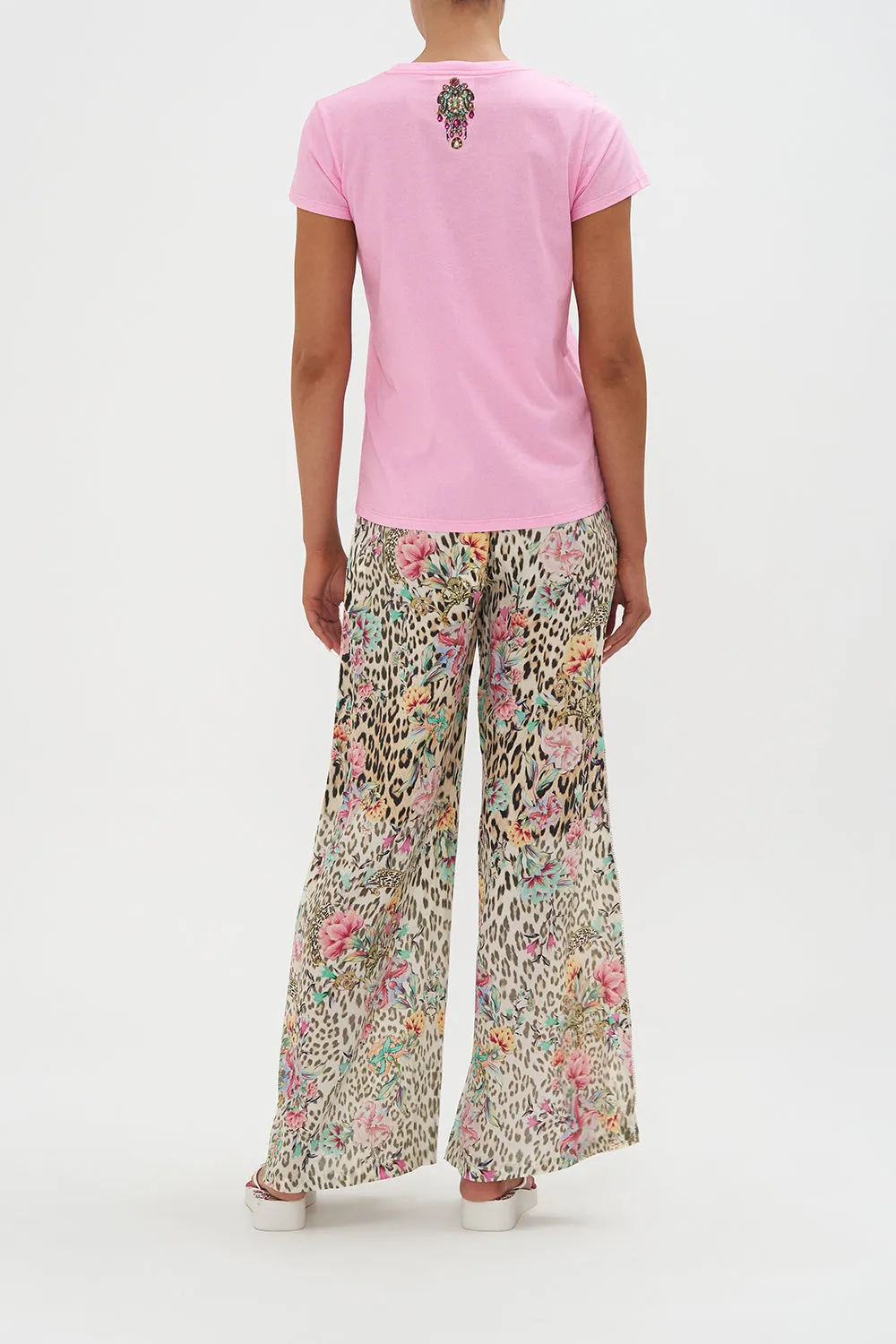 SLIM FIT ROUND NECK T-SHIRT QUEEN ATLANTIS sold by Camilla product image thumbnail 2