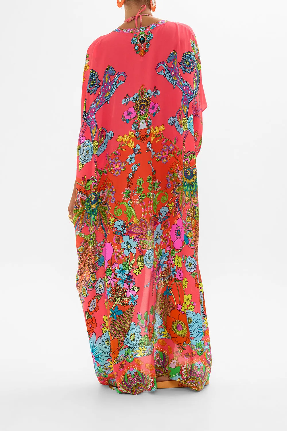 BUTTON THROUGH BATWING KAFTAN WINDMILLS AND WILDFLOWERS sold by Camilla product image thumbnail 2