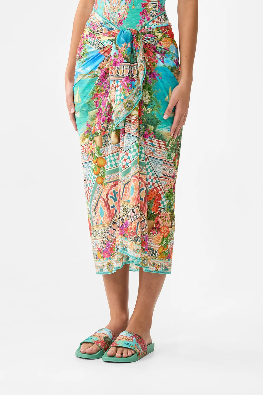 MULTI WEAR LONG SARONG MEET ME IN MALLORCA sold by Camilla product image thumbnail 5