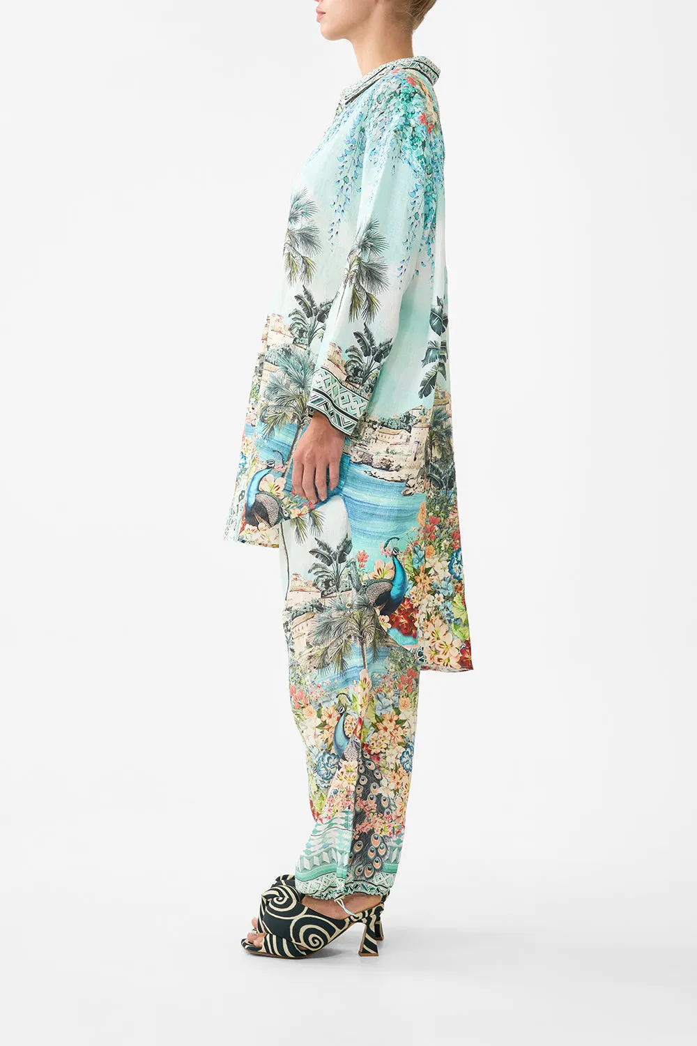 RELAXED HIGH LOW SHIRT DRESS BALEARIC BEBÉ sold by Camilla product image thumbnail 4