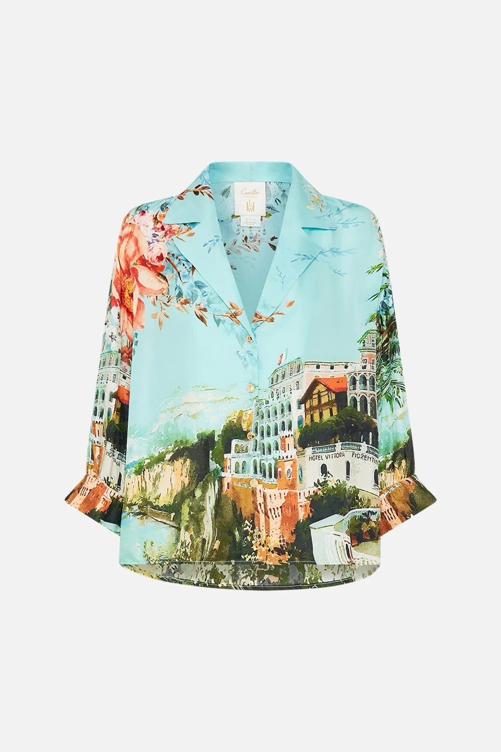 SHIRT WITH GATHERED CUFF FROM SORRENTO WITH LOVE sold by Camilla product image thumbnail 3