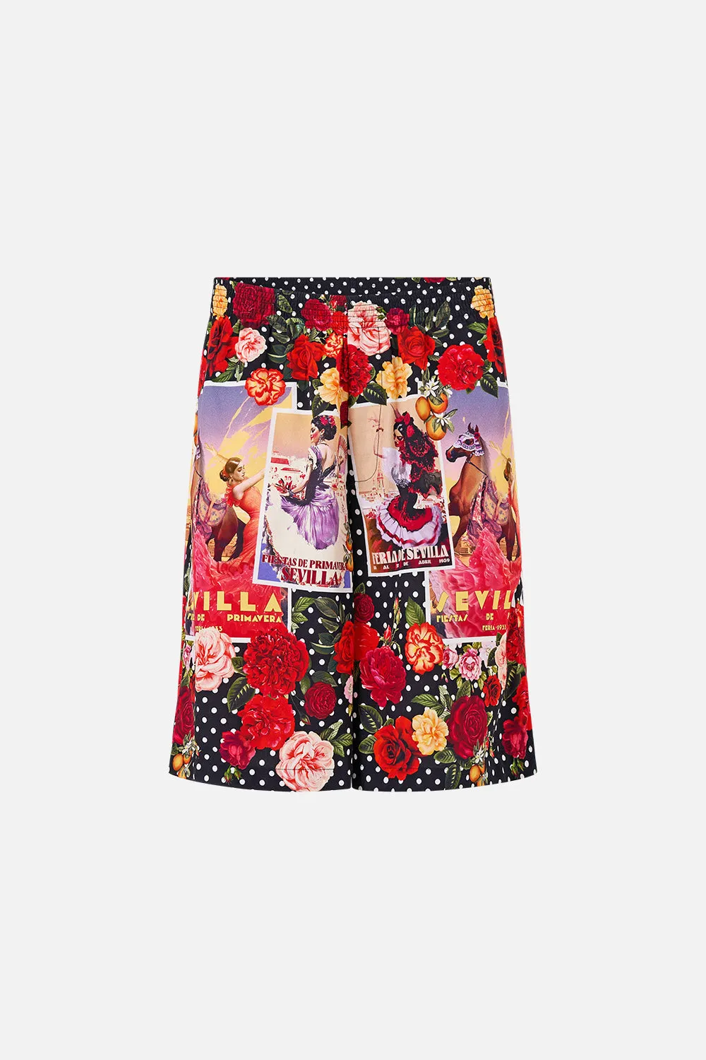 BAGGY LONG WALK SHORT WITH ELASTIC WAIST DAUGHTERS OF DUENDE sold by Camilla