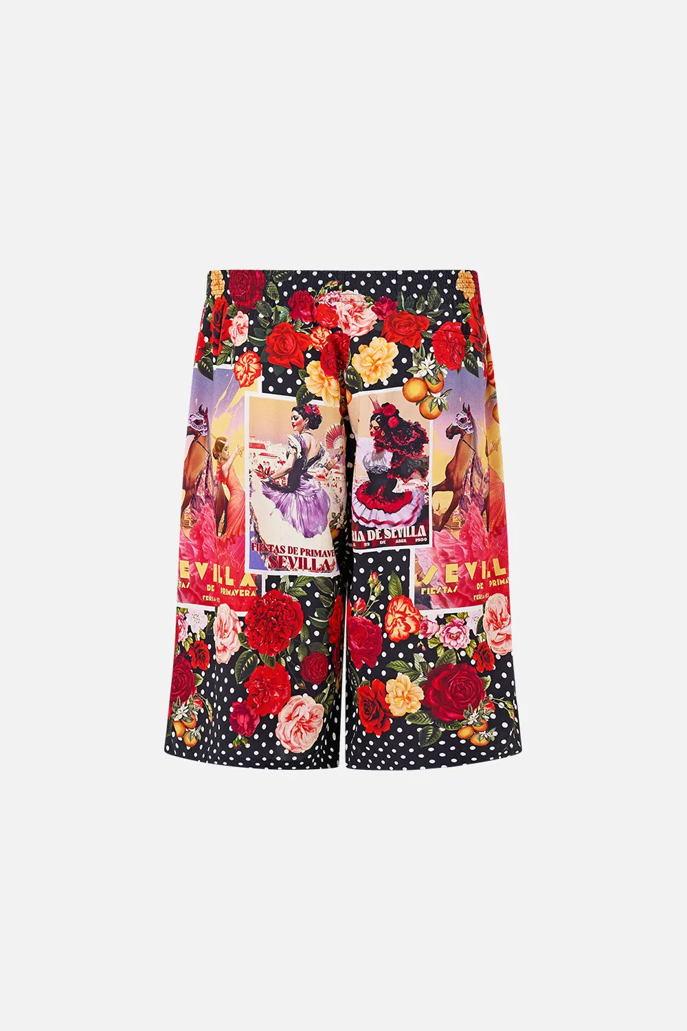 BAGGY LONG WALK SHORT WITH ELASTIC WAIST DAUGHTERS OF DUENDE sold by Camilla product image thumbnail 2