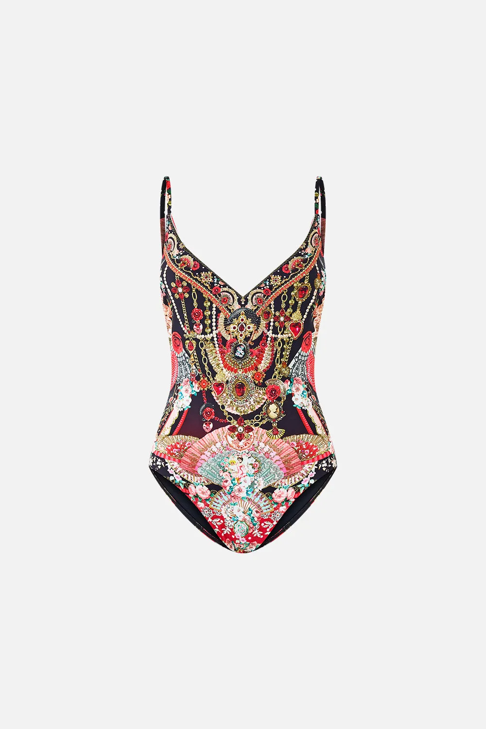 V NECK UNDERWIRE ONE PIECE W BACK CLOSURE DAUGHTERS OF DUENDE sold by Camilla product image thumbnail 3