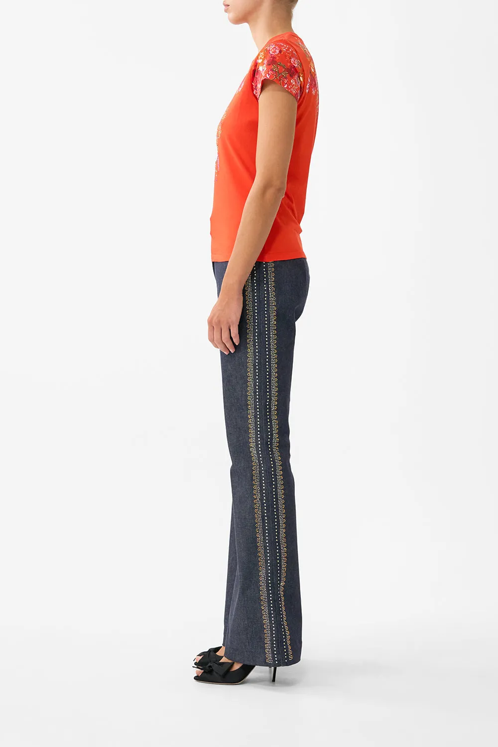 SLIM FIT ROUND NECK T-SHIRT OLÉ OLÉ sold by Camilla product image thumbnail 4