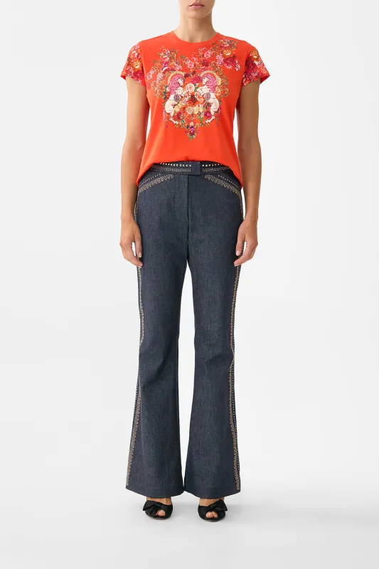 SLIM FIT ROUND NECK T-SHIRT OLÉ OLÉ sold by Camilla